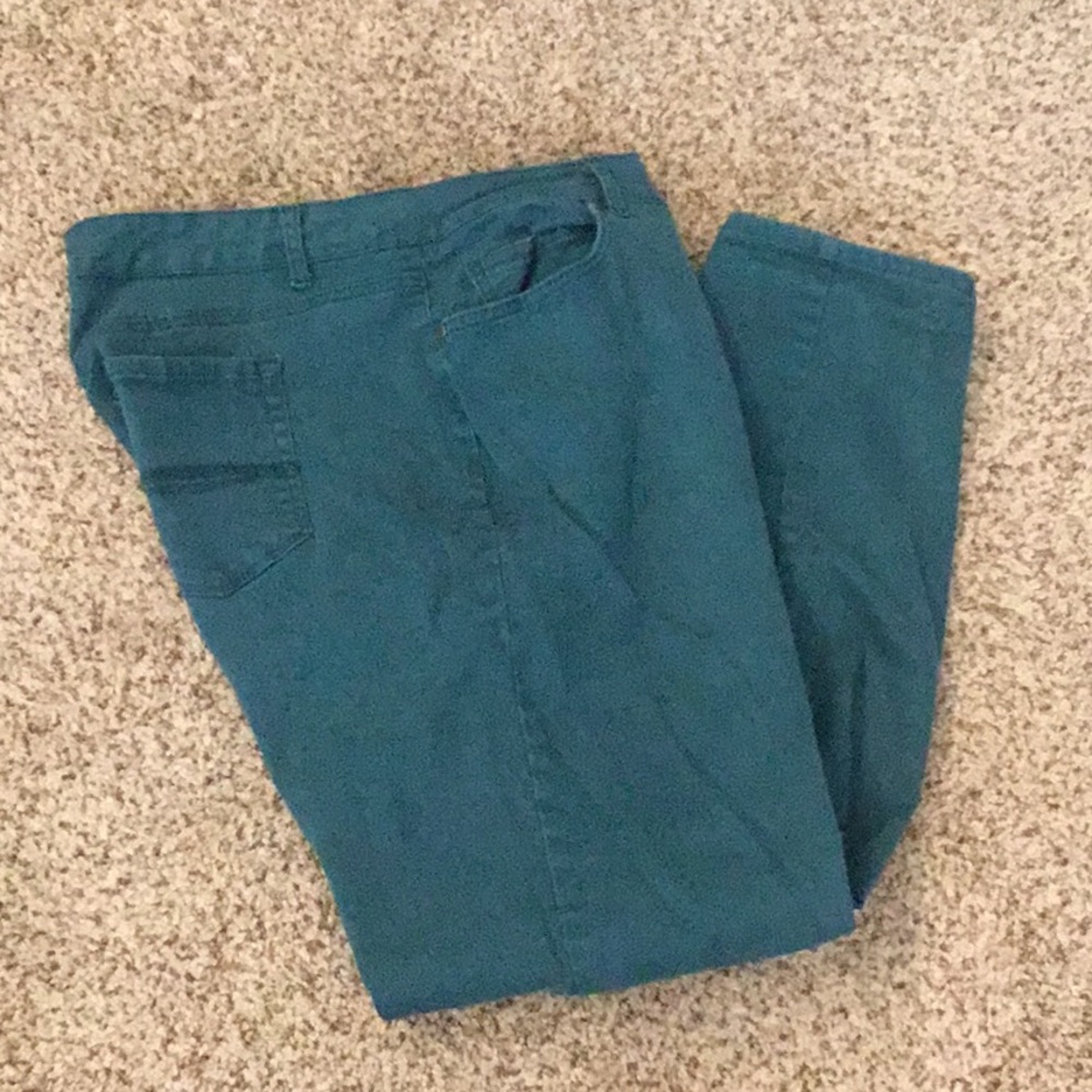 Green jeans